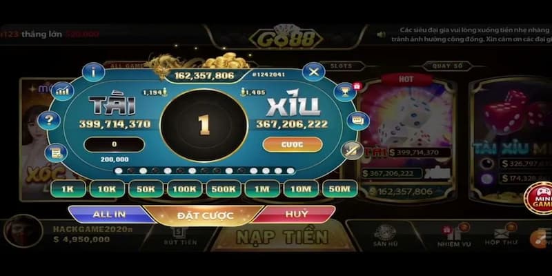 Tài xỉu go88